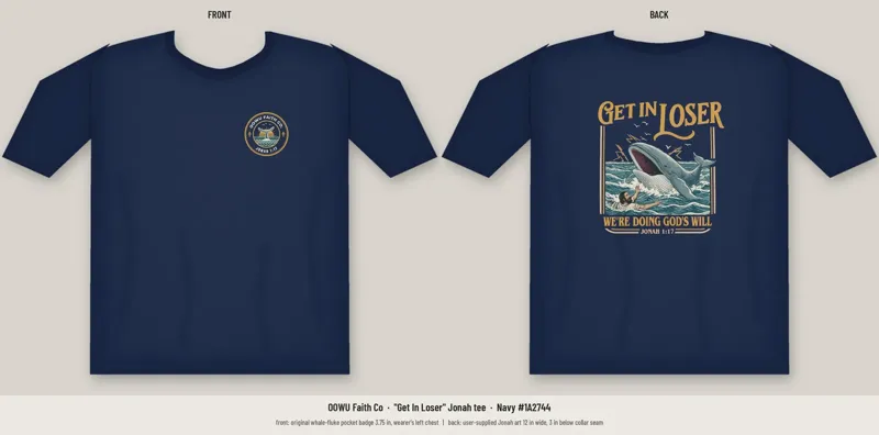 Get In Loser · Jonah design